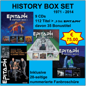 HISTORY BOX SET<br>(9 CDS) <br>& Fanbroschüre